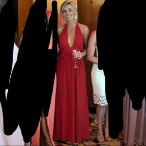 Forever 21 deep V maxi dress